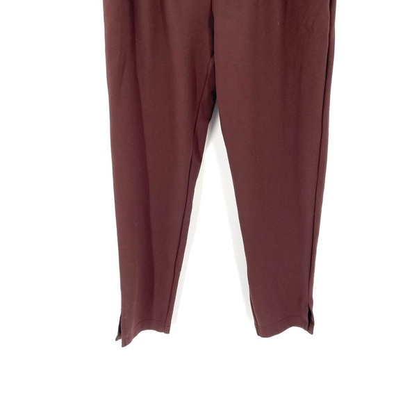 Betabrand SoHo Brown High Waist Stretch Pull On Ankle Crop Jogger Casual Pant - Picture 6 of 8